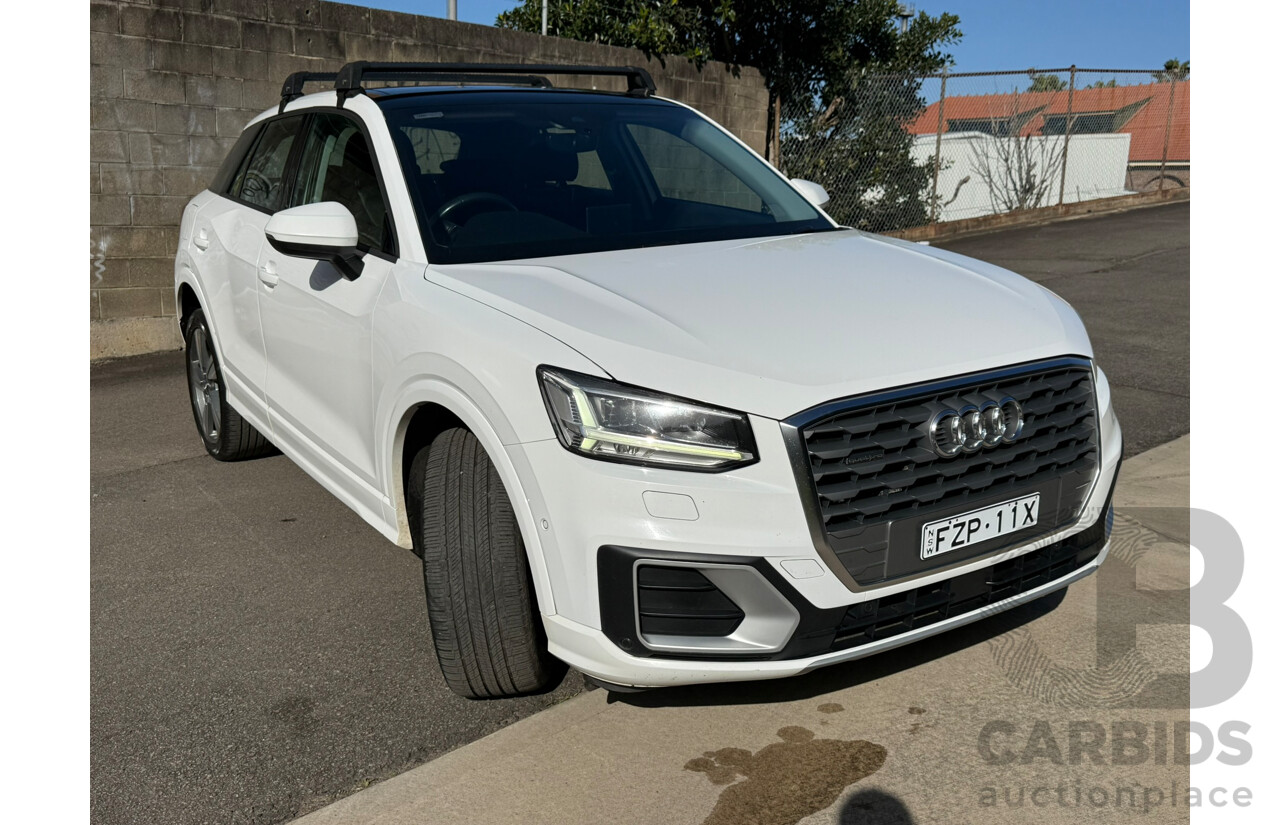 03/2019 Audi Q2 40 TFSI QUATTRO SPORT (2.0 TFSI) AWD GA MY19 4D Wagon Ibis White 2.0L