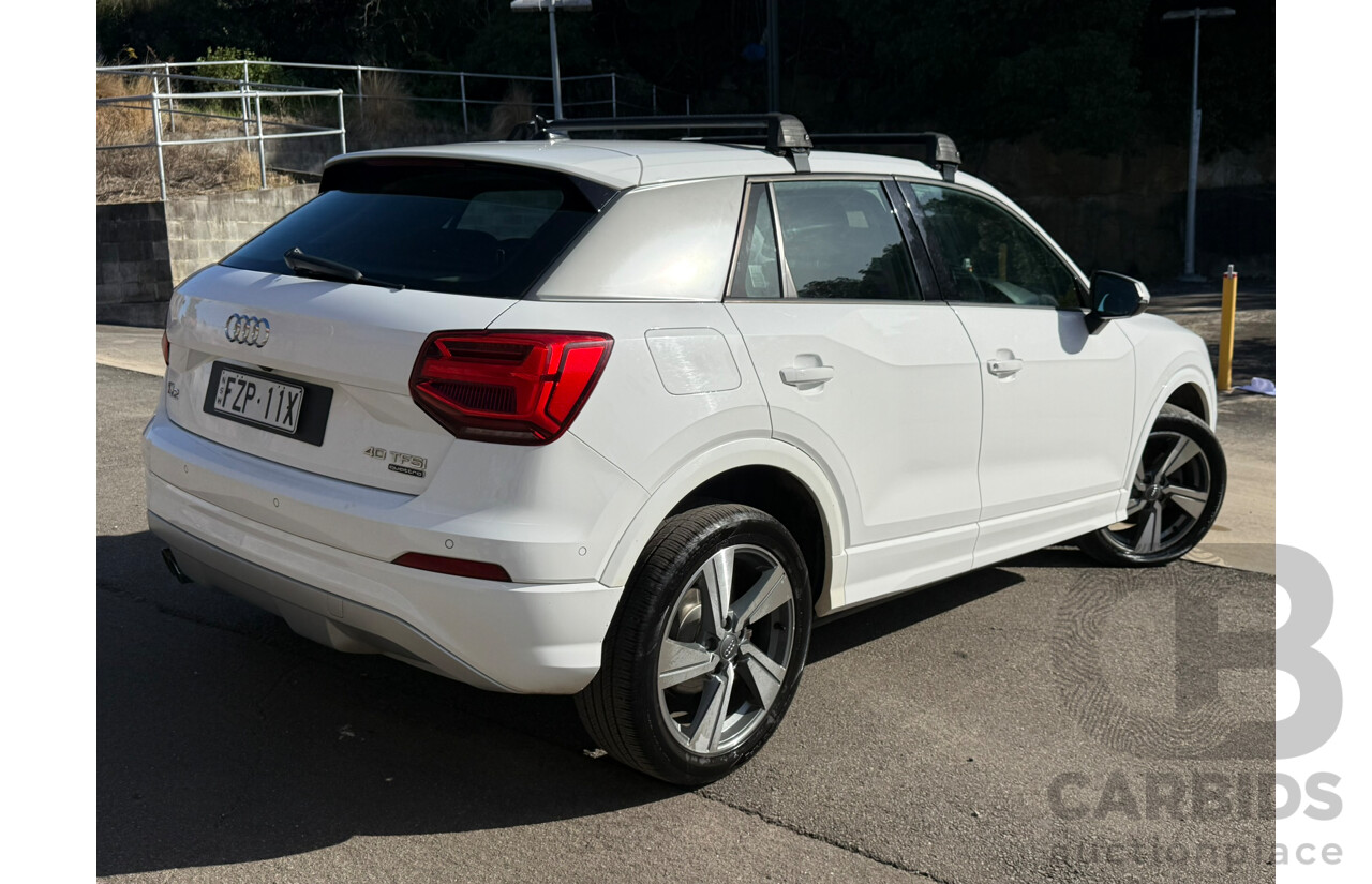 03/2019 Audi Q2 40 TFSI QUATTRO SPORT (2.0 TFSI) AWD GA MY19 4D Wagon Ibis White 2.0L