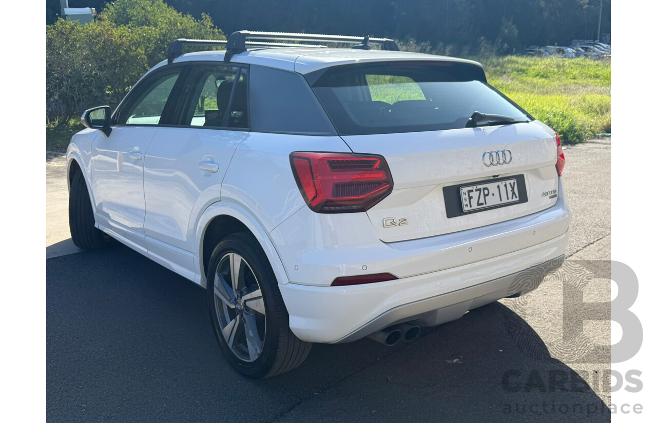 03/2019 Audi Q2 40 TFSI QUATTRO SPORT (2.0 TFSI) AWD GA MY19 4D Wagon Ibis White 2.0L
