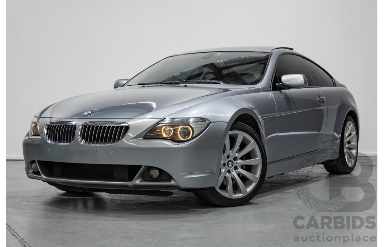 7/2006 BMW 650i E63 2d Coupe Silber Grey Metallic V8 4.8L