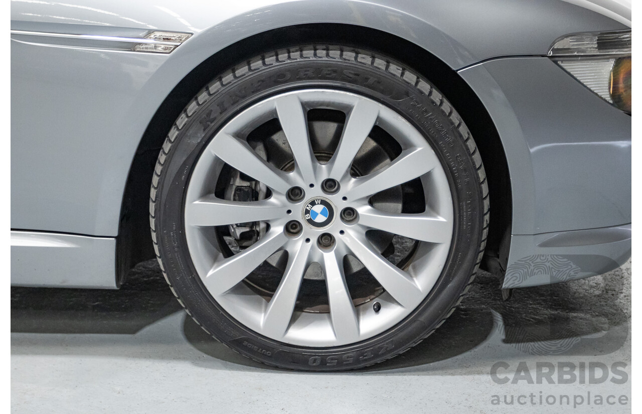 7/2006 BMW 650i E63 2d Coupe Silber Grey Metallic V8 4.8L