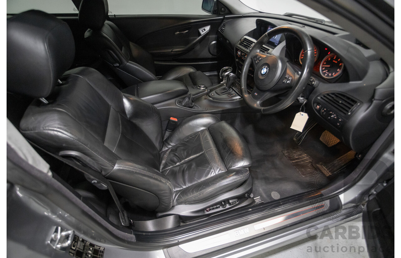 7/2006 BMW 650i E63 2d Coupe Silber Grey Metallic V8 4.8L
