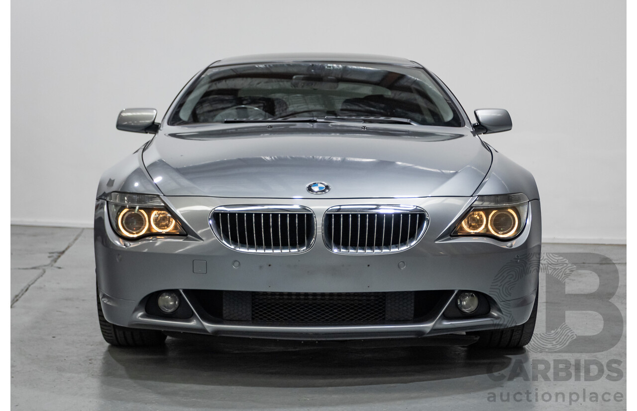 7/2006 BMW 650i E63 2d Coupe Silber Grey Metallic V8 4.8L