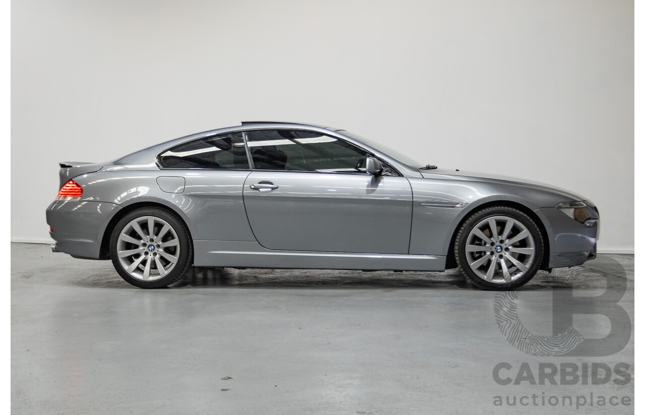 7/2006 BMW 650i E63 2d Coupe Silber Grey Metallic V8 4.8L