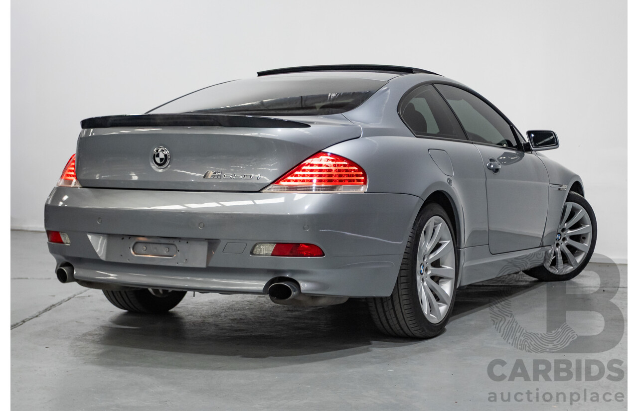 7/2006 BMW 650i E63 2d Coupe Silber Grey Metallic V8 4.8L