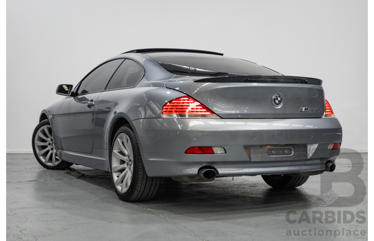 7/2006 BMW 650i E63 2d Coupe Silber Grey Metallic V8 4.8L