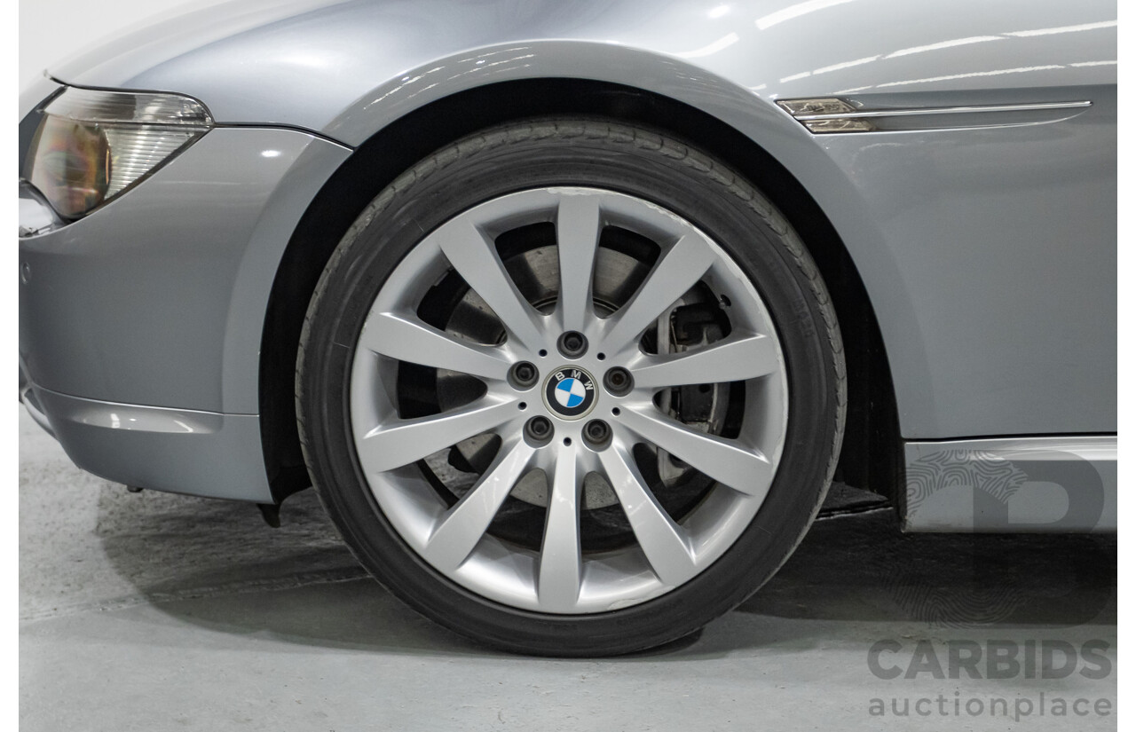 7/2006 BMW 650i E63 2d Coupe Silber Grey Metallic V8 4.8L