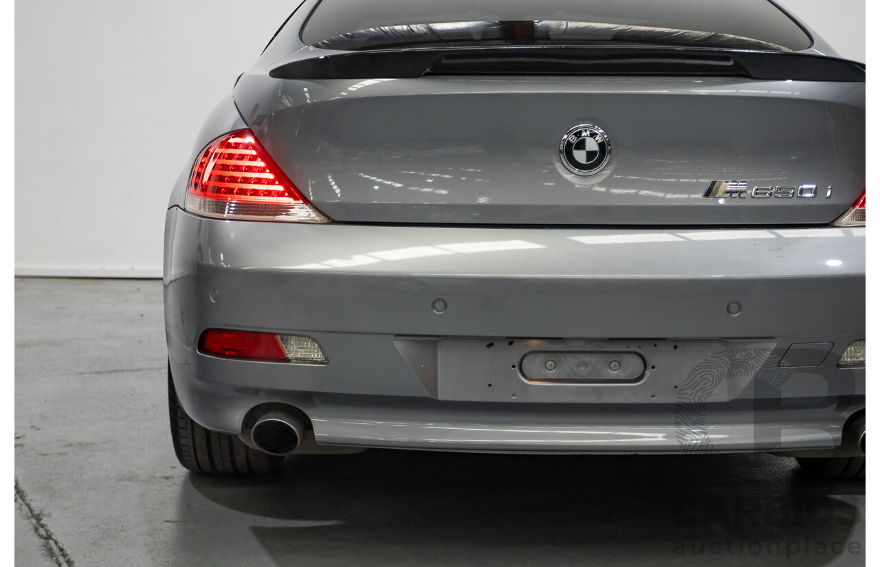 7/2006 BMW 650i E63 2d Coupe Silber Grey Metallic V8 4.8L