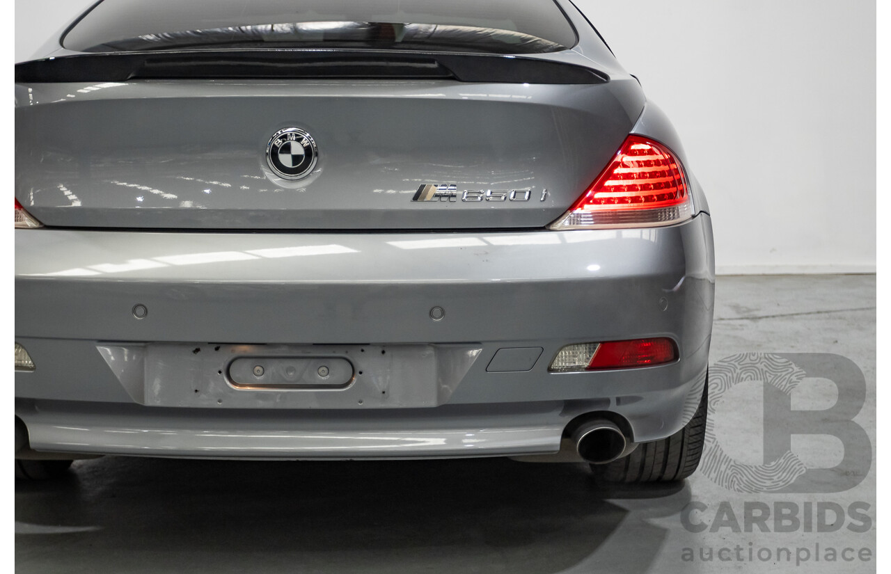 7/2006 BMW 650i E63 2d Coupe Silber Grey Metallic V8 4.8L