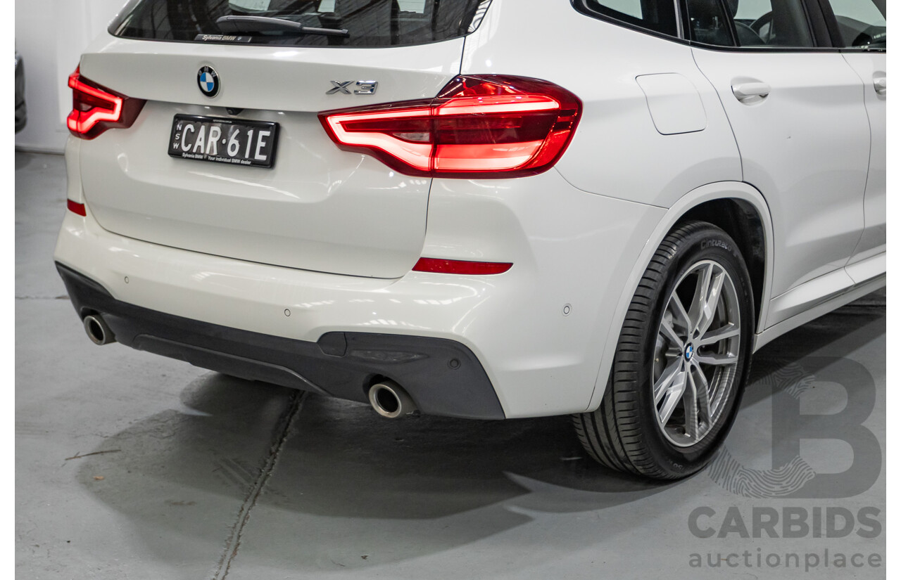 6/2018 BMW X3 xDrive20d M Sport (AWD) G01 4d Wagon Alpine White Turbo Diesel 2.0L