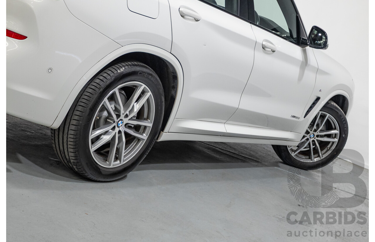6/2018 BMW X3 xDrive20d M Sport (AWD) G01 4d Wagon Alpine White Turbo Diesel 2.0L
