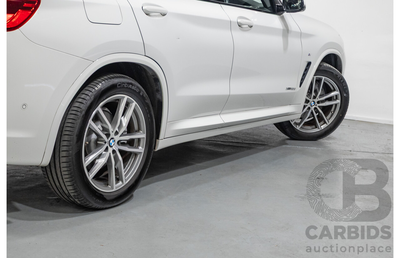 6/2018 BMW X3 xDrive20d M Sport (AWD) G01 4d Wagon Alpine White Turbo Diesel 2.0L