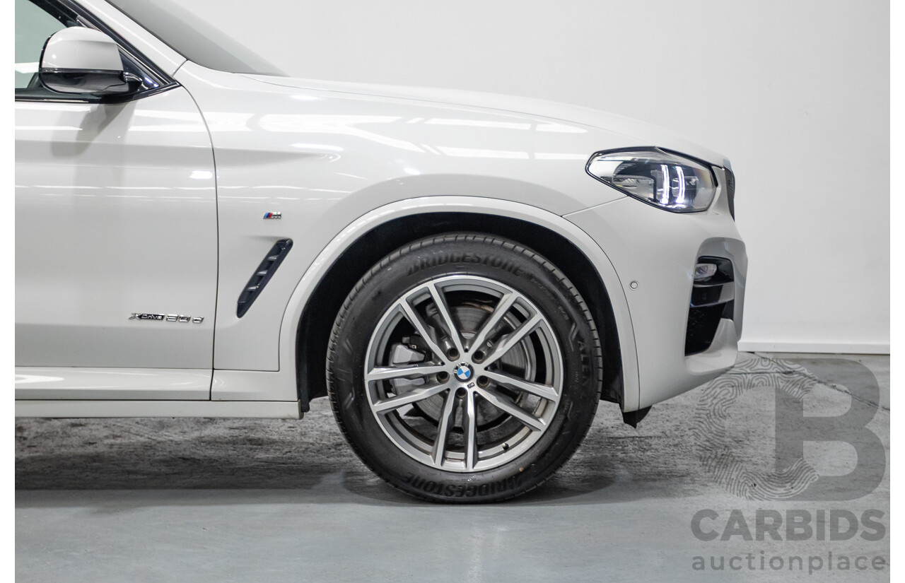 6/2018 BMW X3 xDrive20d M Sport (AWD) G01 4d Wagon Alpine White Turbo Diesel 2.0L