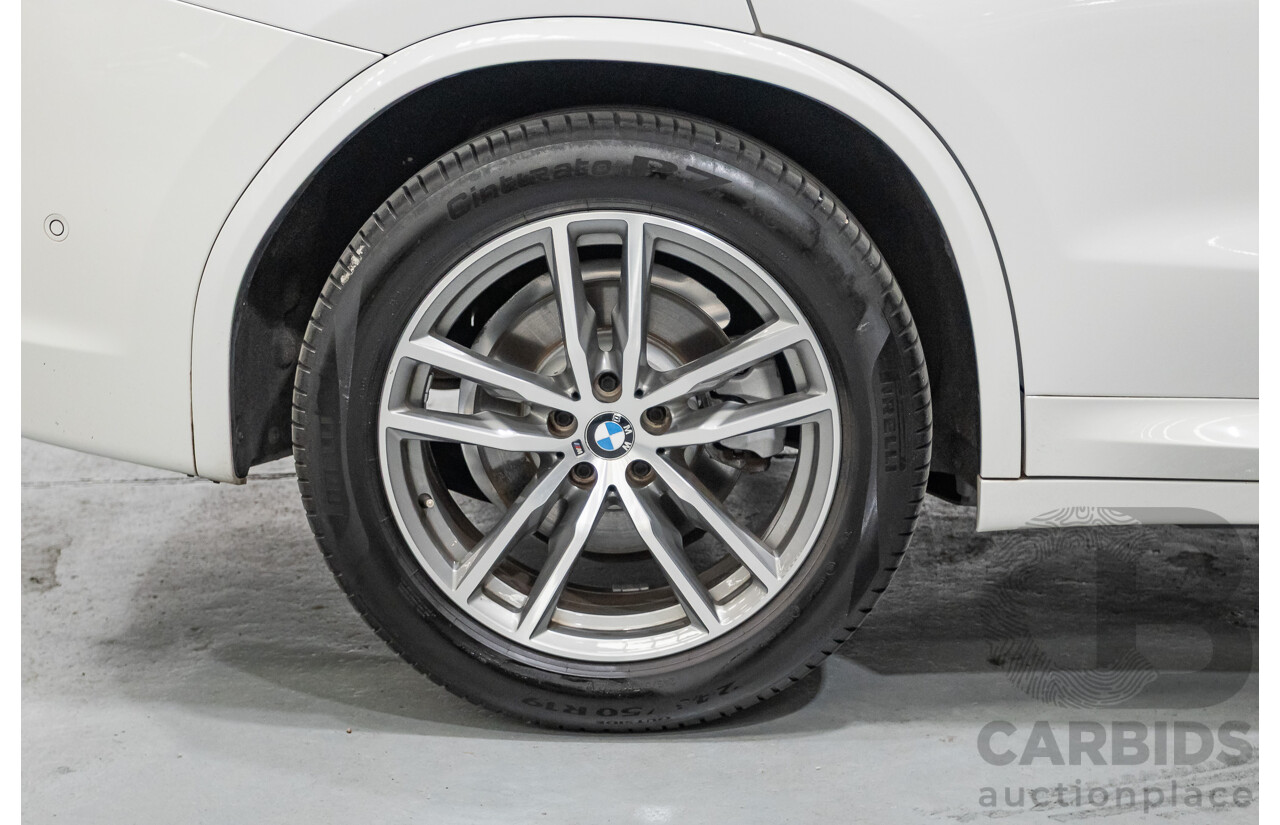 6/2018 BMW X3 xDrive20d M Sport (AWD) G01 4d Wagon Alpine White Turbo Diesel 2.0L