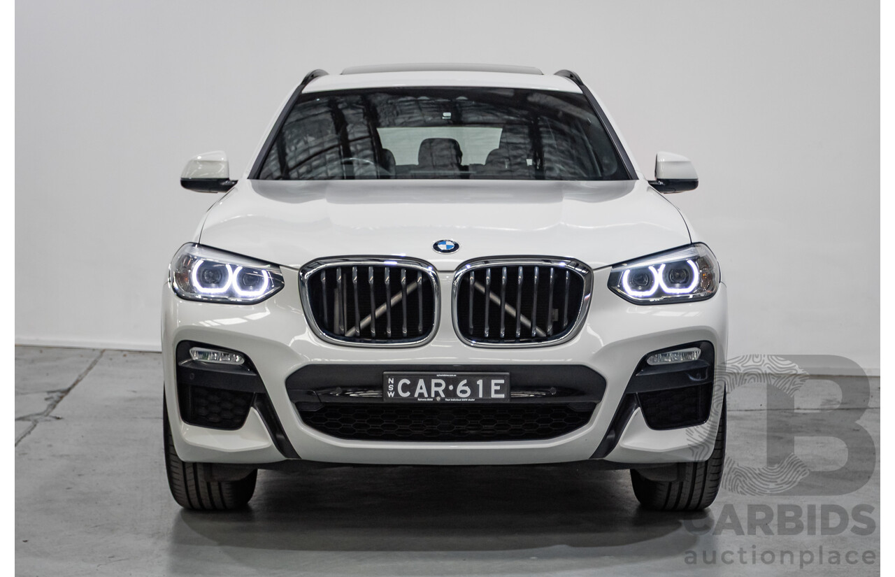 6/2018 BMW X3 xDrive20d M Sport (AWD) G01 4d Wagon Alpine White Turbo Diesel 2.0L