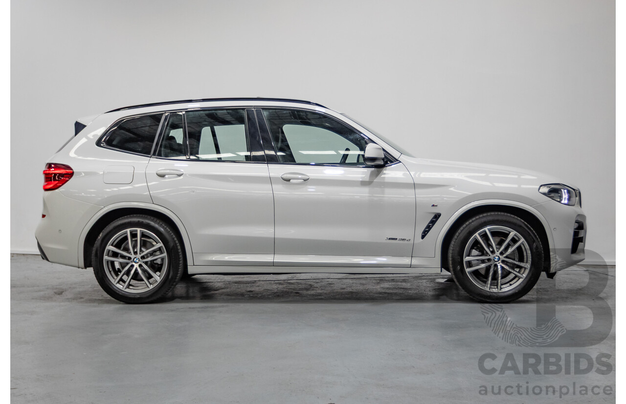 6/2018 BMW X3 xDrive20d M Sport (AWD) G01 4d Wagon Alpine White Turbo Diesel 2.0L