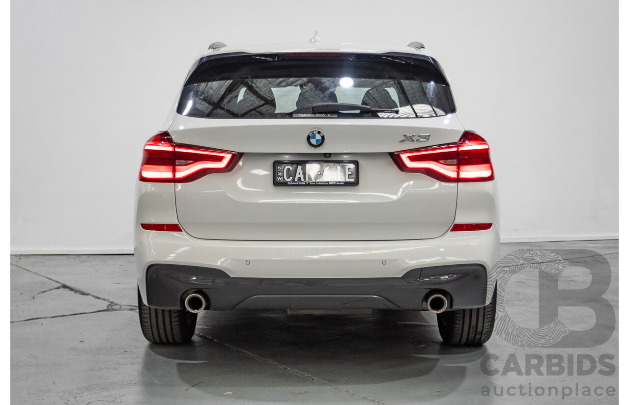 6/2018 BMW X3 xDrive20d M Sport (AWD) G01 4d Wagon Alpine White Turbo Diesel 2.0L
