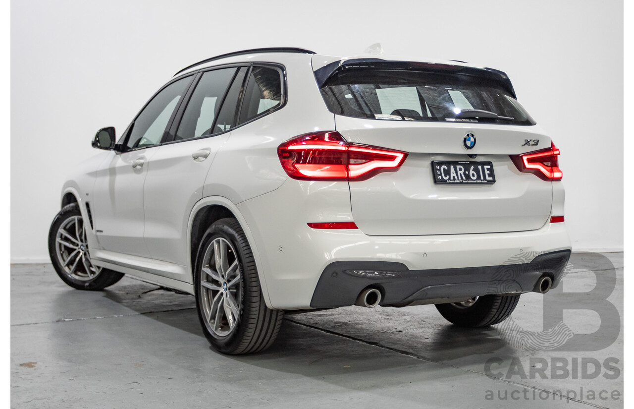 6/2018 BMW X3 xDrive20d M Sport (AWD) G01 4d Wagon Alpine White Turbo Diesel 2.0L