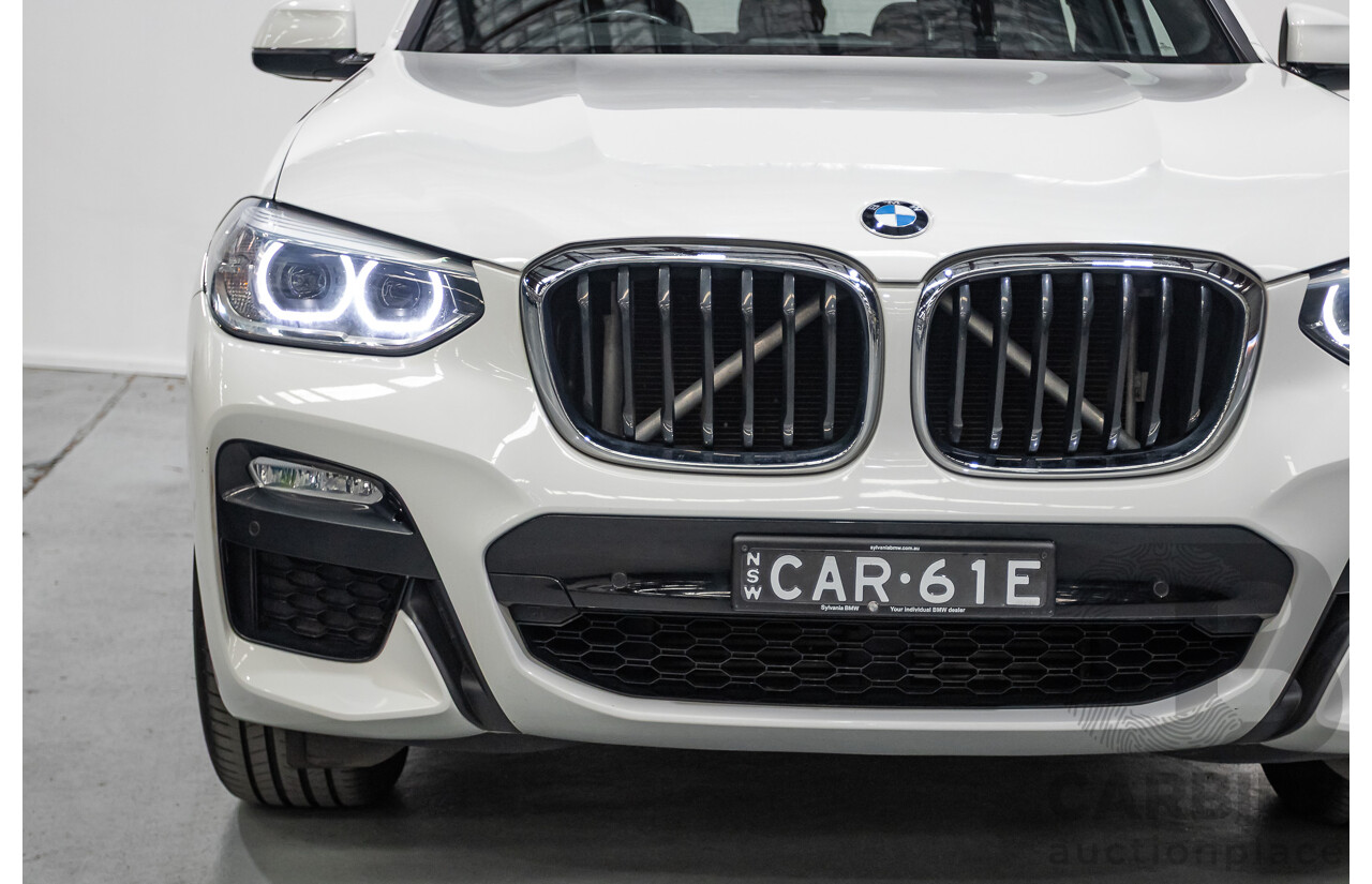 6/2018 BMW X3 xDrive20d M Sport (AWD) G01 4d Wagon Alpine White Turbo Diesel 2.0L