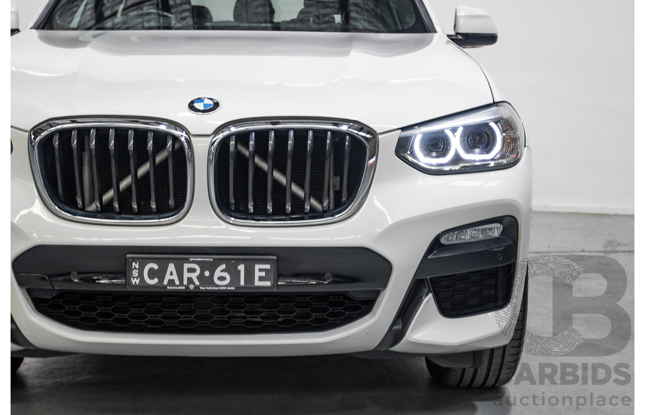 6/2018 BMW X3 xDrive20d M Sport (AWD) G01 4d Wagon Alpine White Turbo Diesel 2.0L