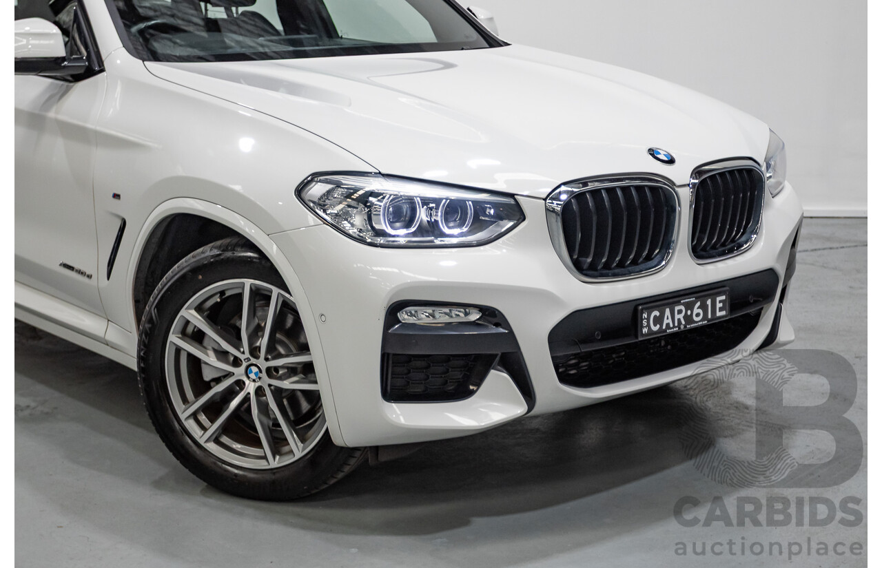 6/2018 BMW X3 xDrive20d M Sport (AWD) G01 4d Wagon Alpine White Turbo Diesel 2.0L