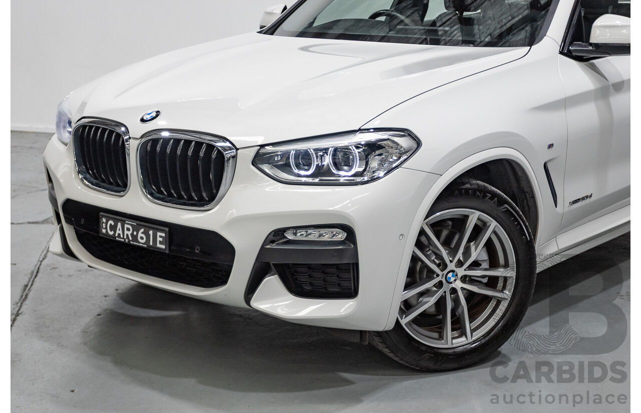 6/2018 BMW X3 xDrive20d M Sport (AWD) G01 4d Wagon Alpine White Turbo Diesel 2.0L