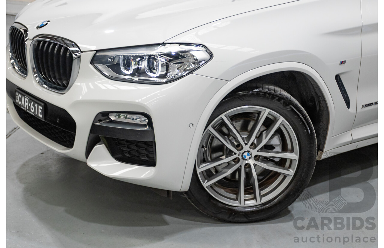 6/2018 BMW X3 xDrive20d M Sport (AWD) G01 4d Wagon Alpine White Turbo Diesel 2.0L
