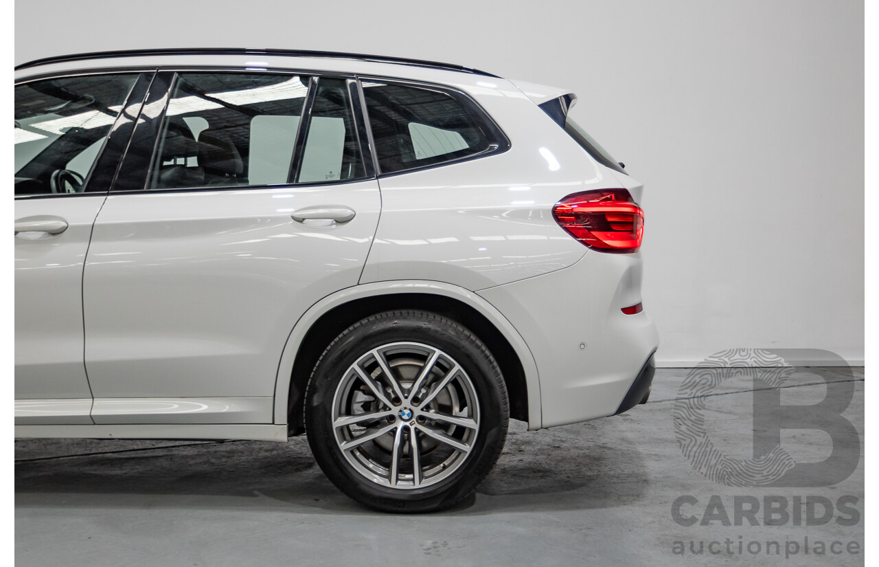 6/2018 BMW X3 xDrive20d M Sport (AWD) G01 4d Wagon Alpine White Turbo Diesel 2.0L