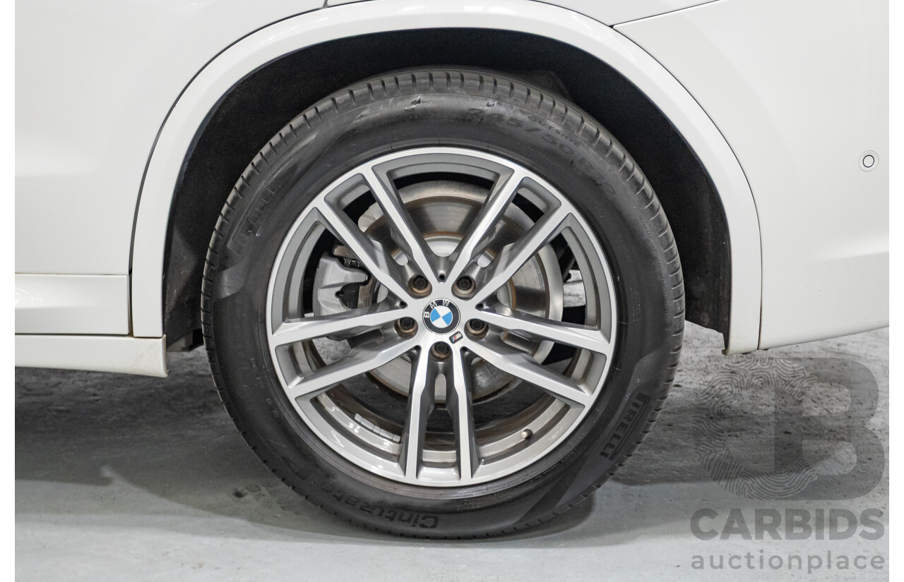 6/2018 BMW X3 xDrive20d M Sport (AWD) G01 4d Wagon Alpine White Turbo Diesel 2.0L