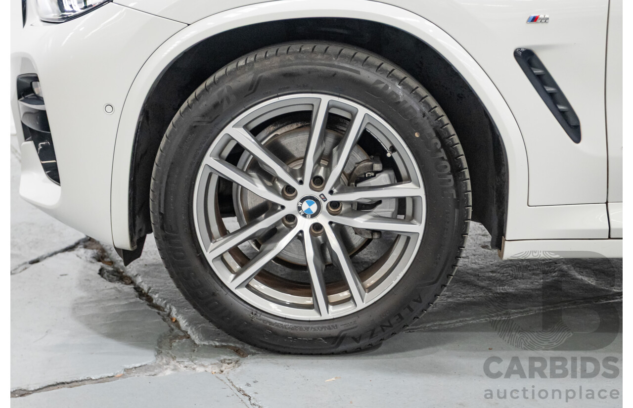 6/2018 BMW X3 xDrive20d M Sport (AWD) G01 4d Wagon Alpine White Turbo Diesel 2.0L