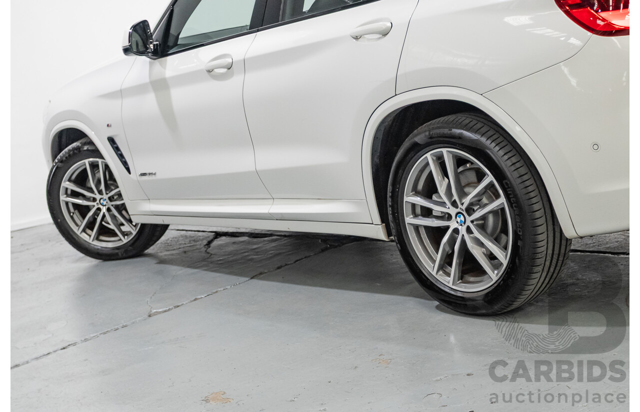 6/2018 BMW X3 xDrive20d M Sport (AWD) G01 4d Wagon Alpine White Turbo Diesel 2.0L