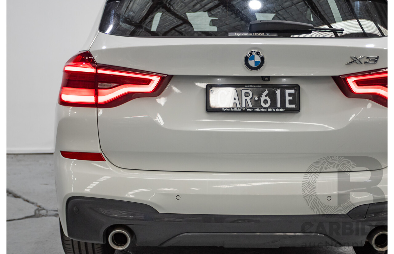 6/2018 BMW X3 xDrive20d M Sport (AWD) G01 4d Wagon Alpine White Turbo Diesel 2.0L