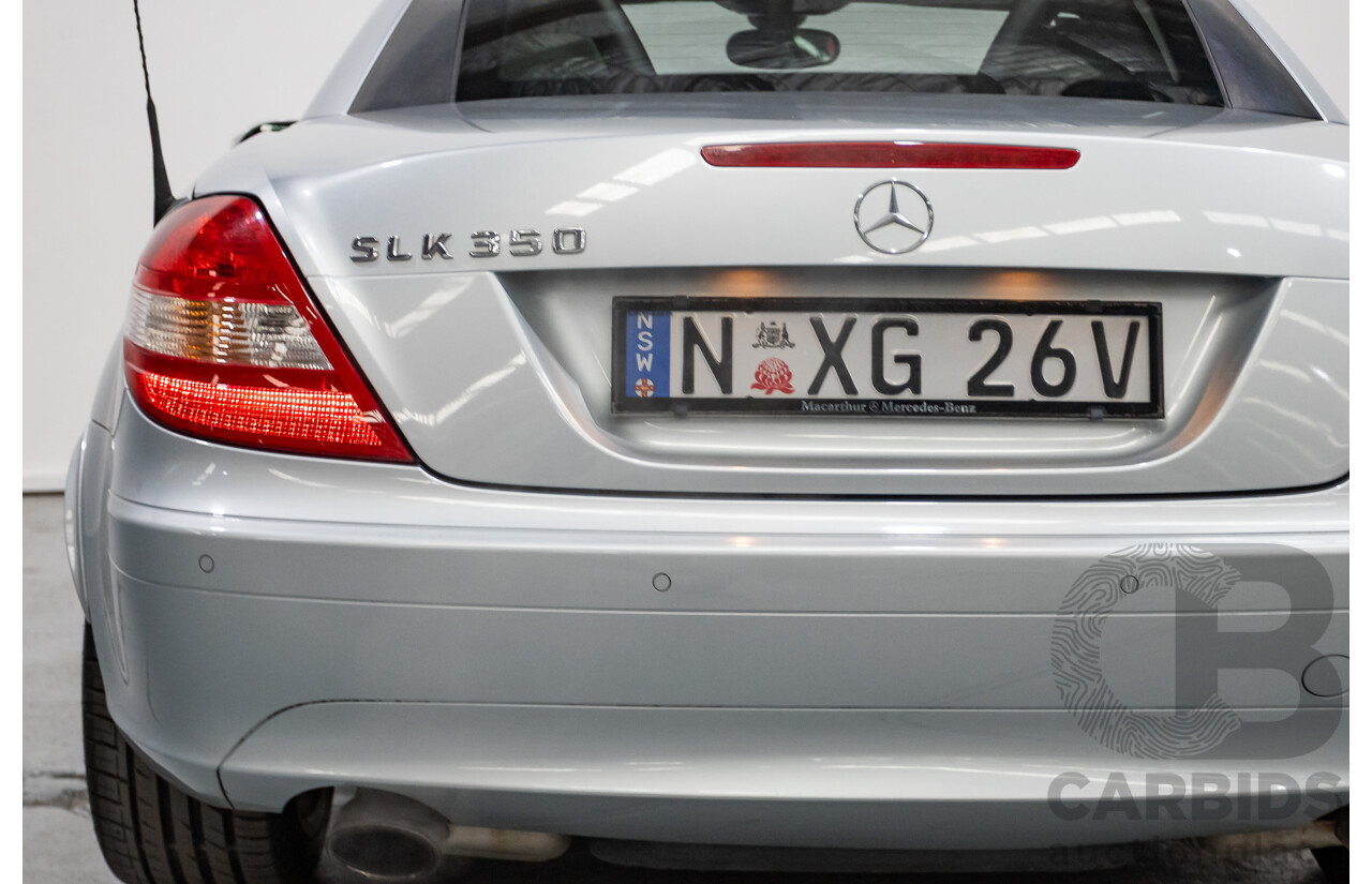 12/2004 Mercedes-Benz SLK350 R171 2d Convertible Tellurium Silver Metallic V6 3.5L