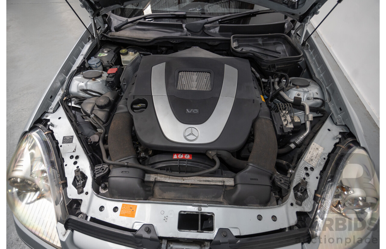 12/2004 Mercedes-Benz SLK350 R171 2d Convertible Tellurium Silver Metallic V6 3.5L