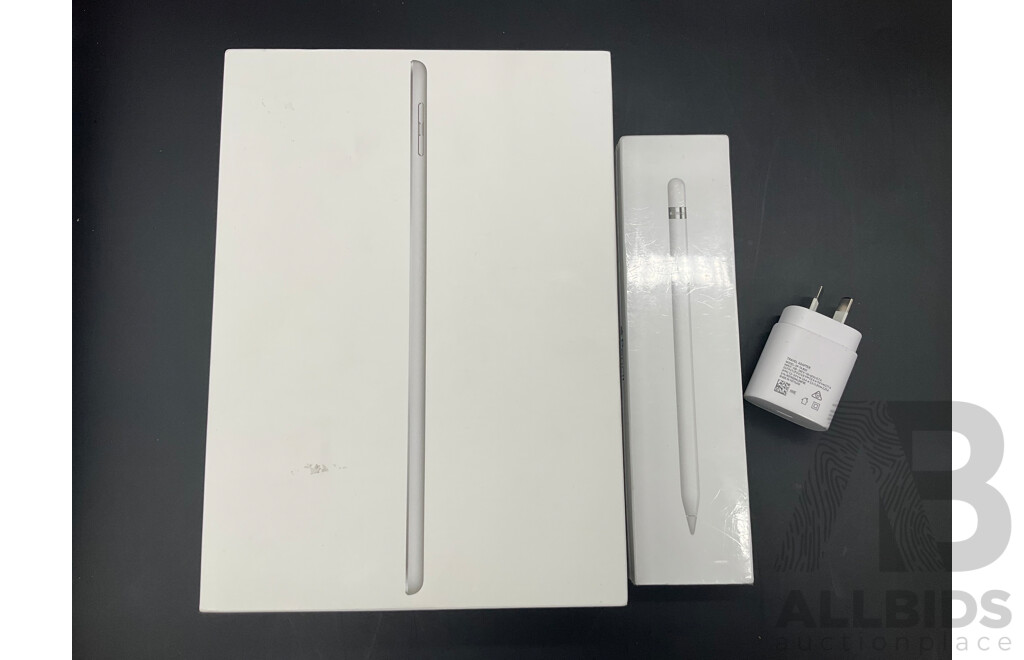 APPLE IPad 5th Generation (Wi-Fi Only) , APPLE Pencil (1st Generation) , USB-C Adaptor