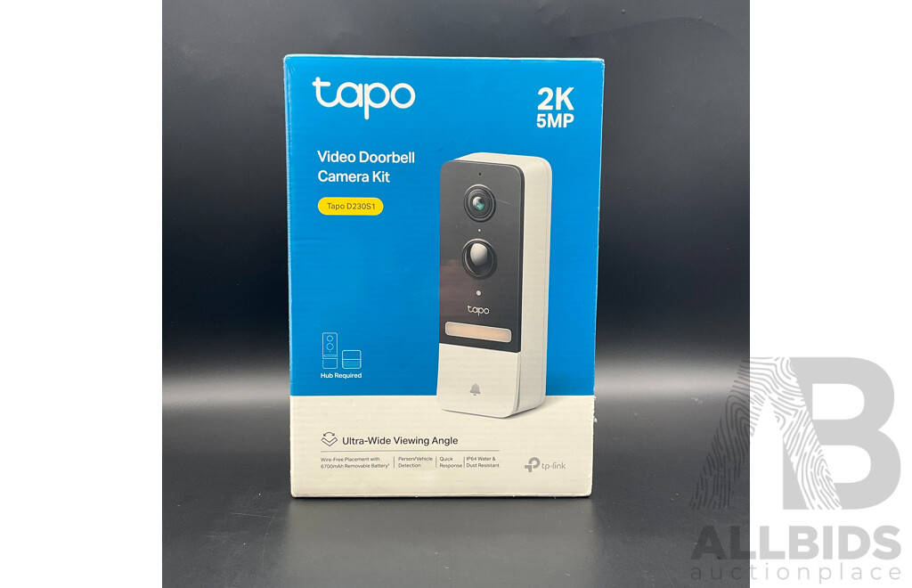 TAPO Video Doorbell Camera Kit 9 Tapo D230S1