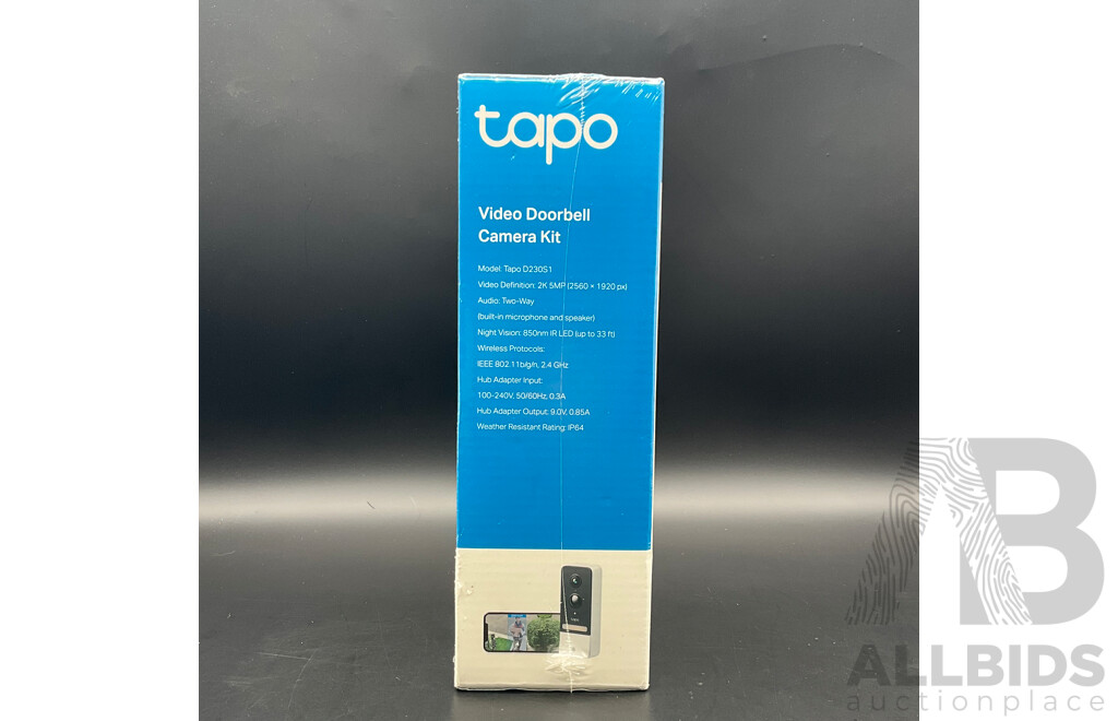 TAPO Video Doorbell Camera Kit 9 Tapo D230S1