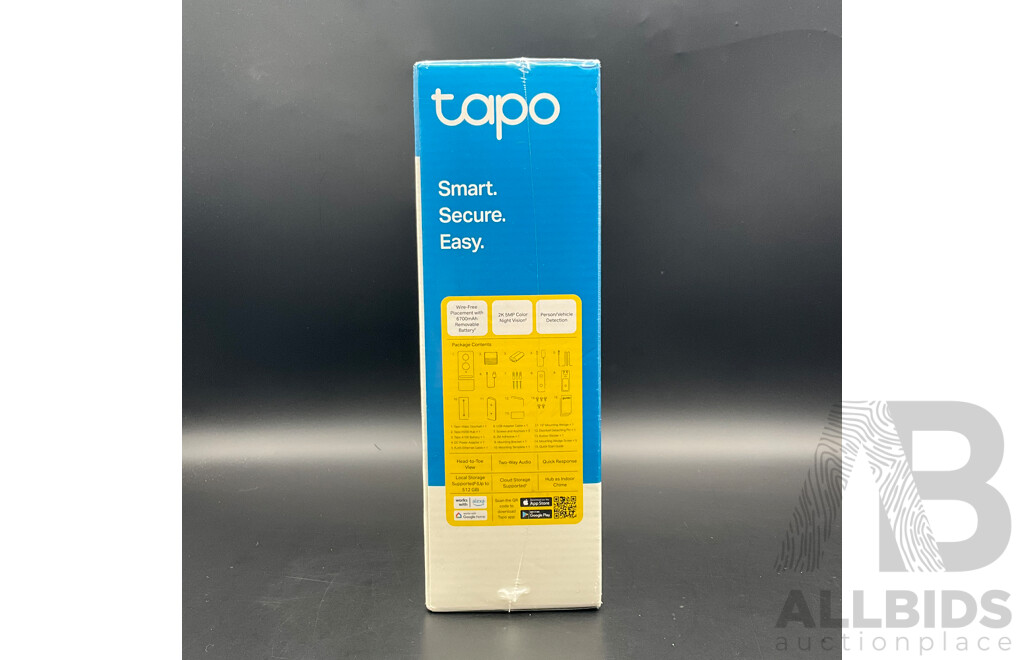 TAPO Video Doorbell Camera Kit 9 Tapo D230S1