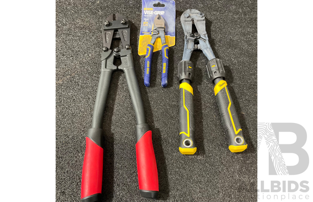 Assorted Hand Tools, Including Trojan 450mm Bolt Cutters,Irwin VISE-GRIP 8