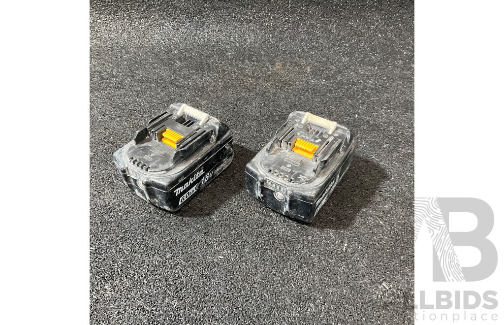 MAKITA 18v 6.0Ah Battery - Lot of 2