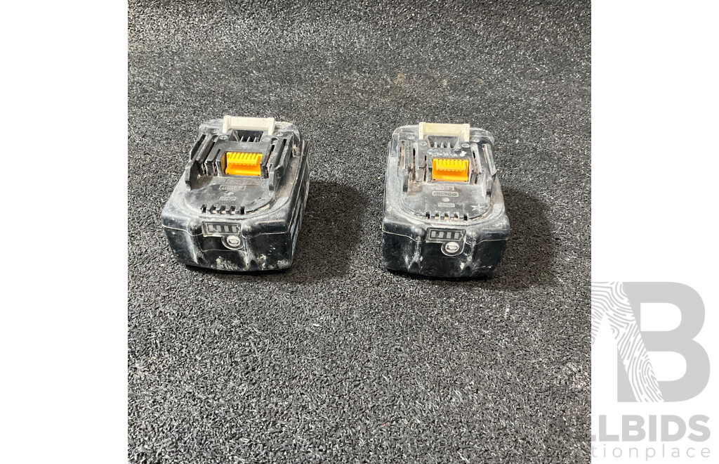 MAKITA 18v 6.0Ah Battery - Lot of 2