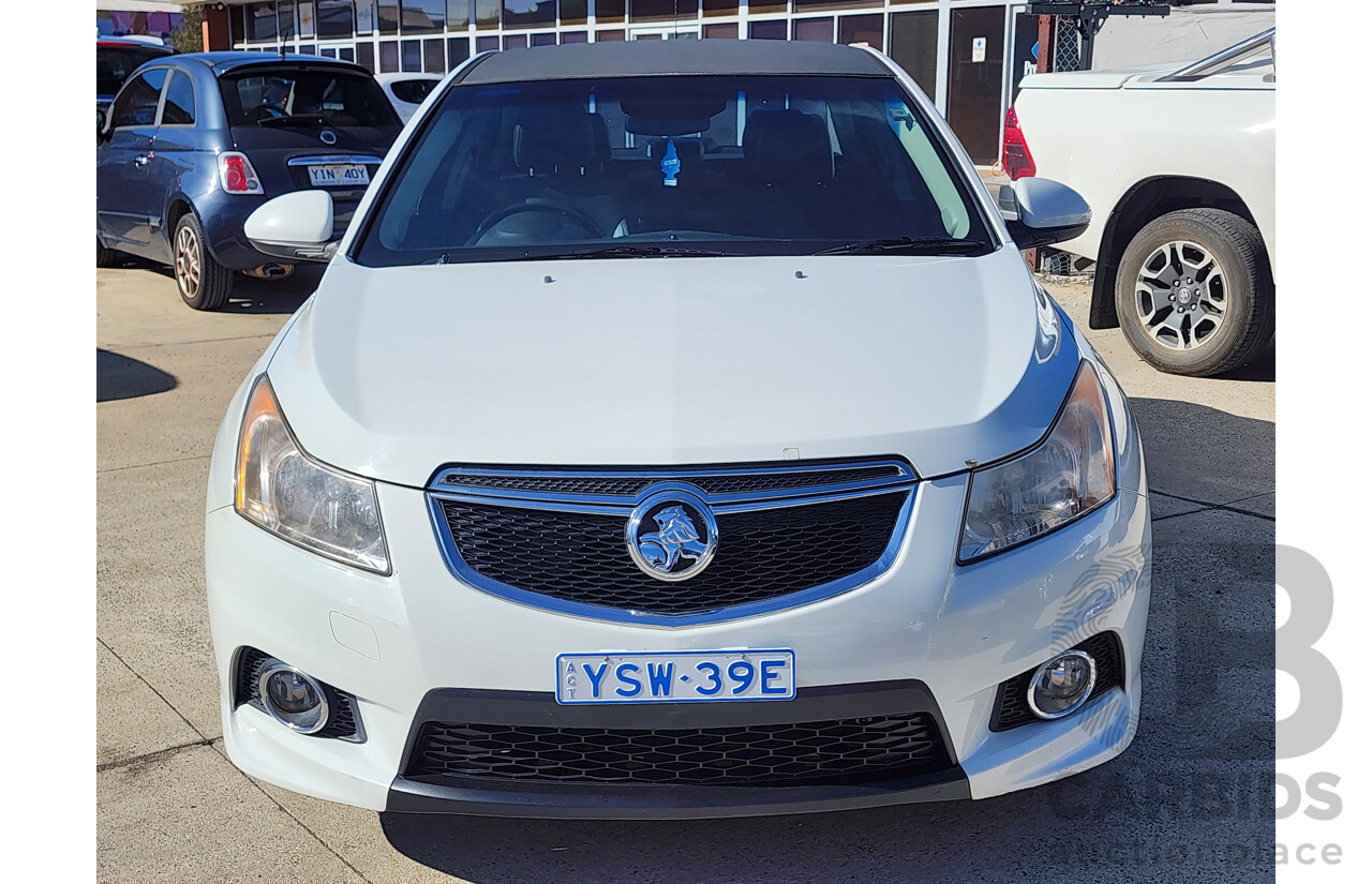 03/2014 Holden Cruze SRi JH MY14 4d Sedan White 1.6L