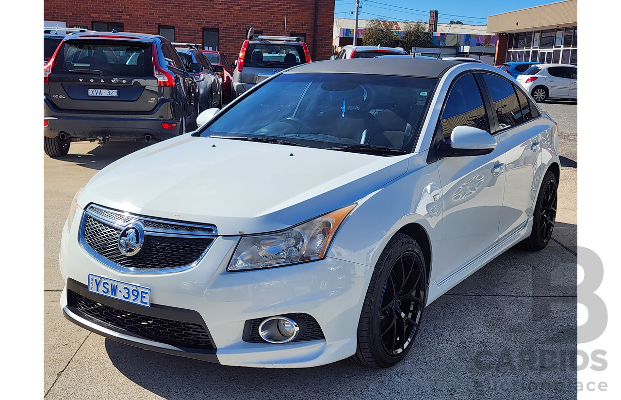 03/2014 Holden Cruze SRi JH MY14 4d Sedan White 1.6L