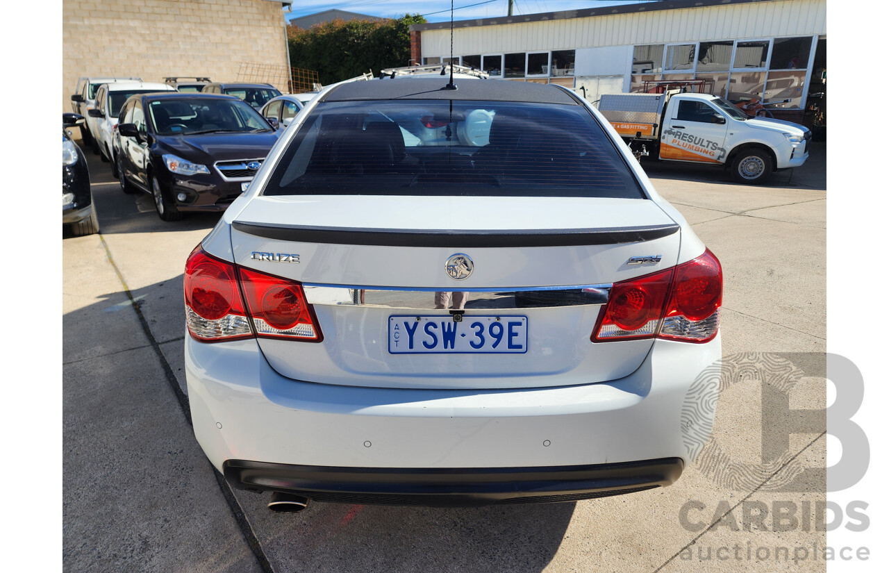 03/2014 Holden Cruze SRi JH MY14 4d Sedan White 1.6L