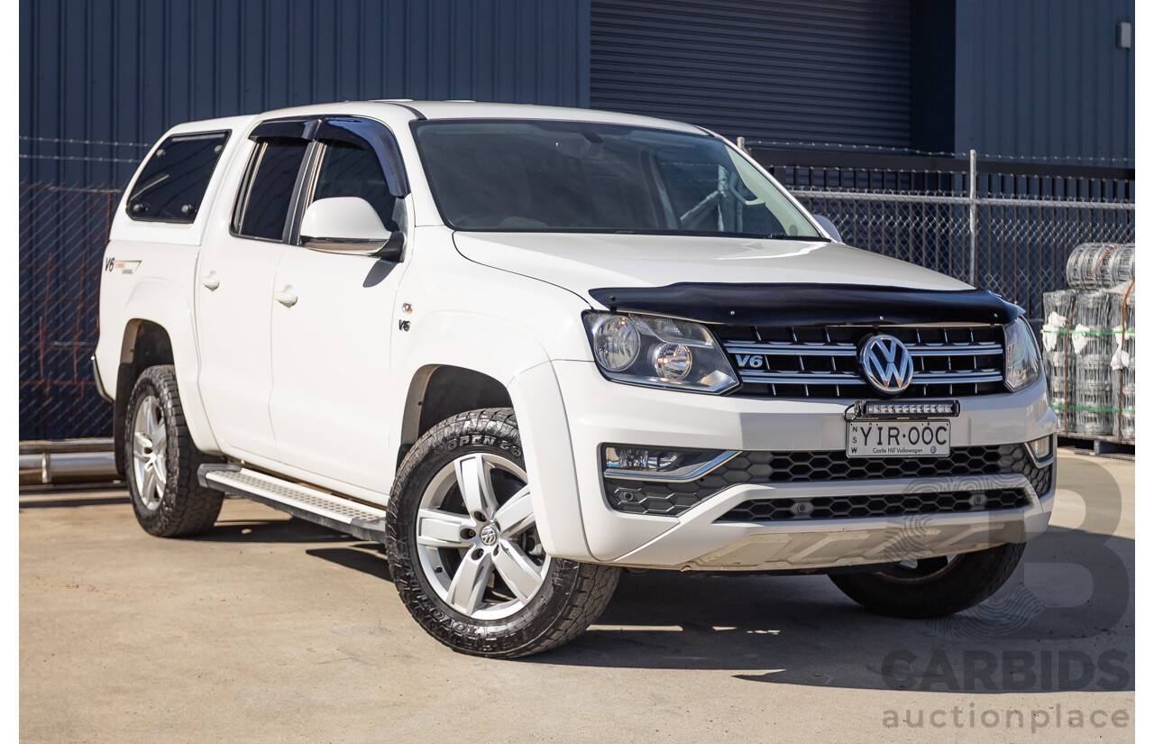 5/2019 Volkswagen Amarok V6 TDI 550 Sportline (4x4) 2H MY19 Dual Cab Utility Candy White Turbo Diesel 3.0L