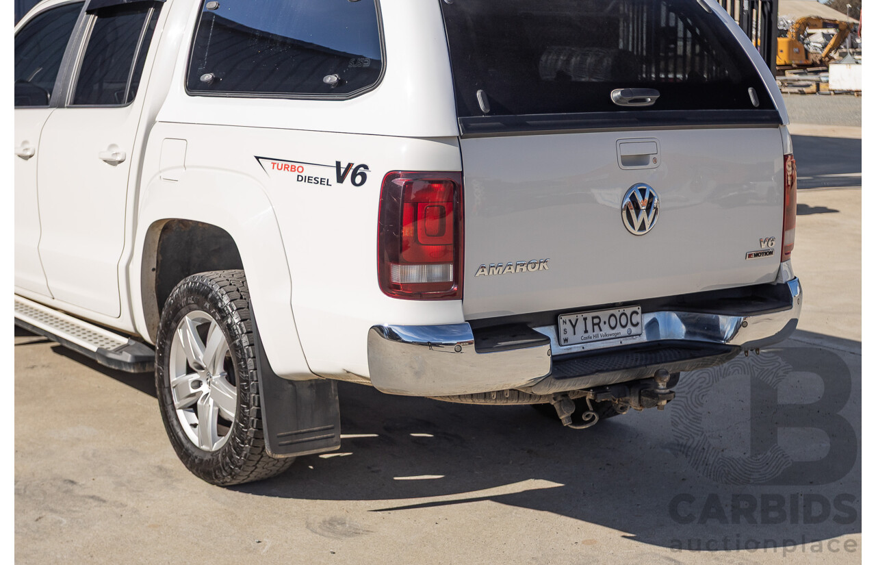 5/2019 Volkswagen Amarok V6 TDI 550 Sportline (4x4) 2H MY19 Dual Cab Utility Candy White Turbo Diesel 3.0L