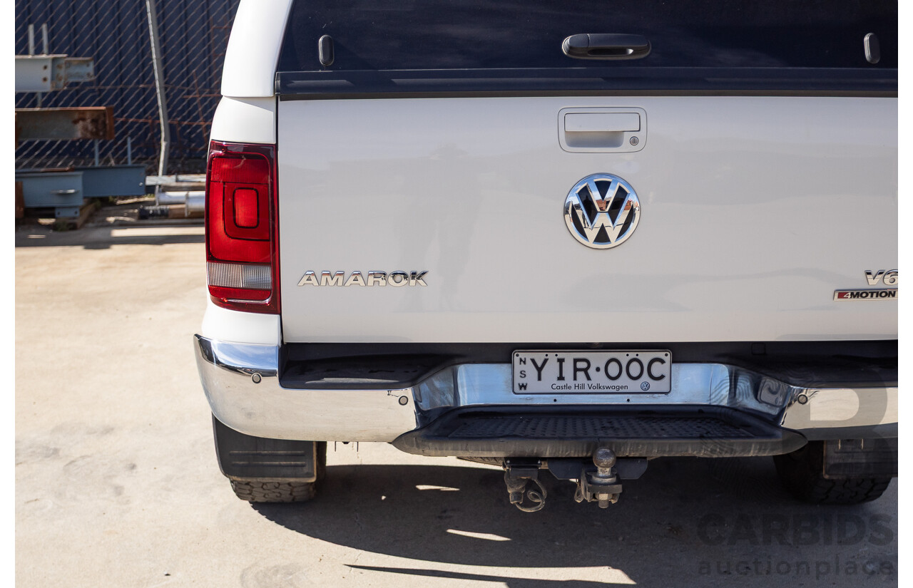 5/2019 Volkswagen Amarok V6 TDI 550 Sportline (4x4) 2H MY19 Dual Cab Utility Candy White Turbo Diesel 3.0L