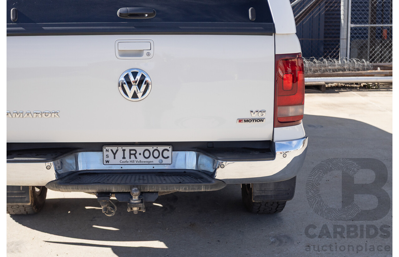5/2019 Volkswagen Amarok V6 TDI 550 Sportline (4x4) 2H MY19 Dual Cab Utility Candy White Turbo Diesel 3.0L