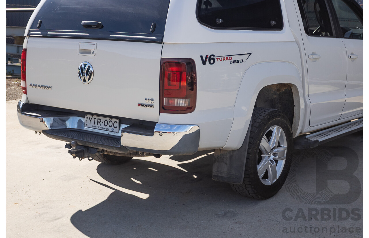 5/2019 Volkswagen Amarok V6 TDI 550 Sportline (4x4) 2H MY19 Dual Cab Utility Candy White Turbo Diesel 3.0L
