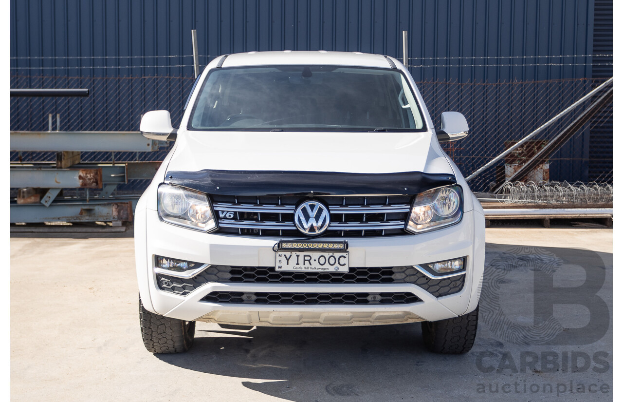 5/2019 Volkswagen Amarok V6 TDI 550 Sportline (4x4) 2H MY19 Dual Cab Utility Candy White Turbo Diesel 3.0L